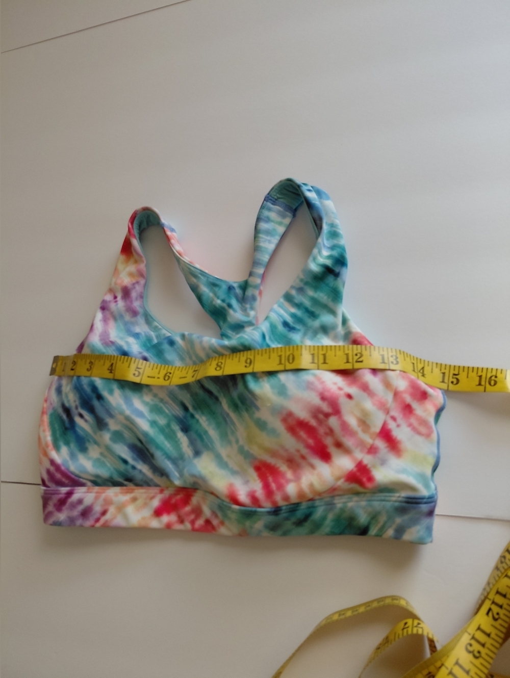 Athleta-Women's M Multicolor Tie-Dye Scoop Tank Hiking,Active Wear Swim - Picture 6 of 10